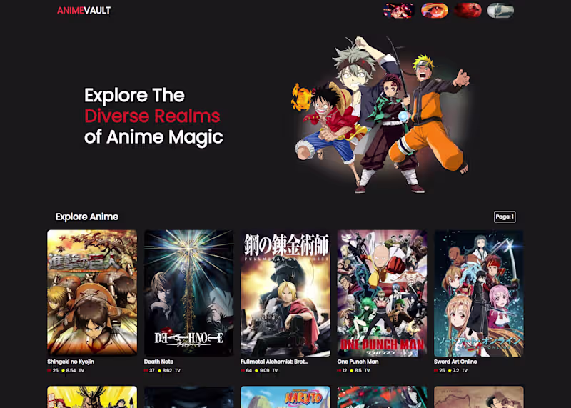 Cover image for Anime Vault