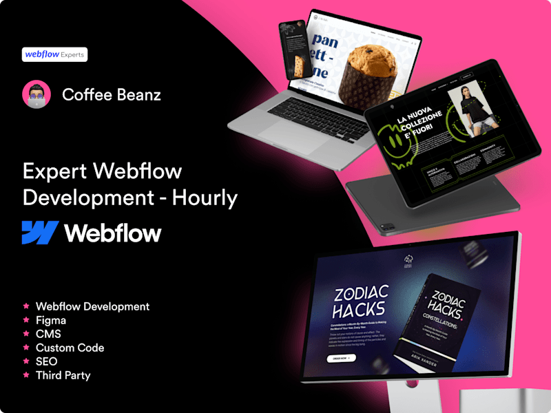 Cover image for Expert Webflow Development - Hourly 💻🆆