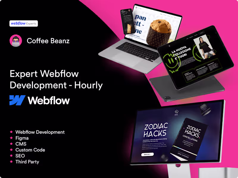 Cover image for Expert Webflow Development - Hourly 💻🆆