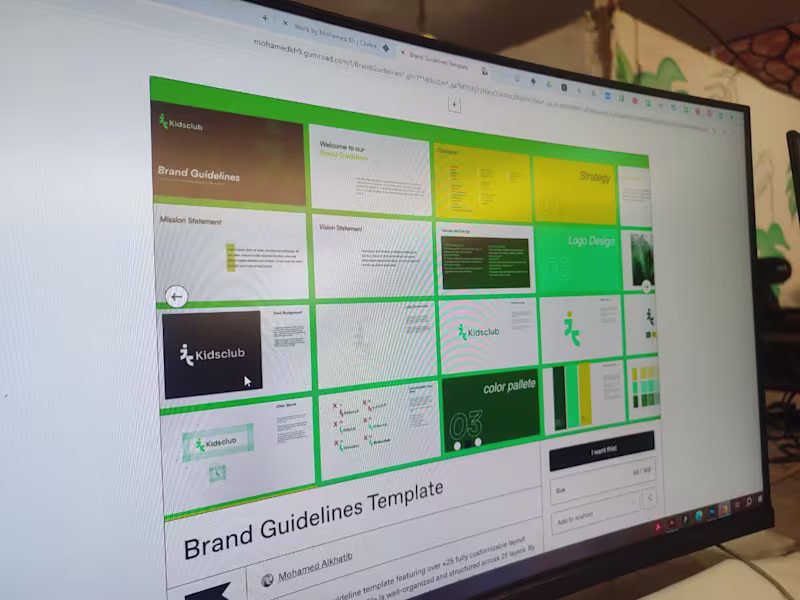 Cover image for  Template Brand Guideline Download