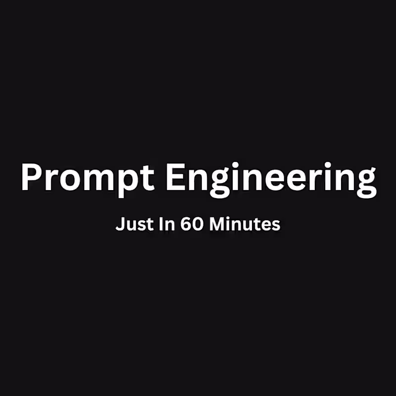 Cover image for I will teach you prompt engineering live in just 60 minutes
