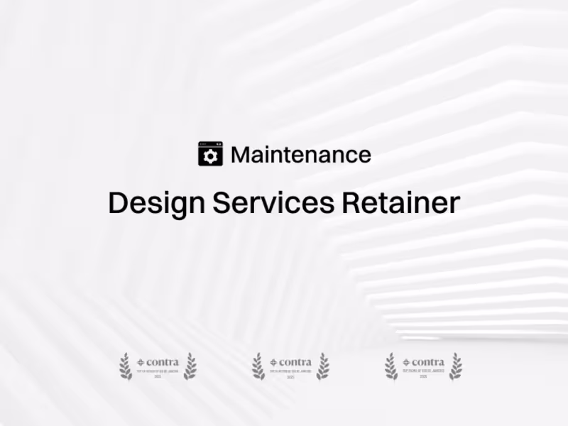 Cover image for Design Services Retainer