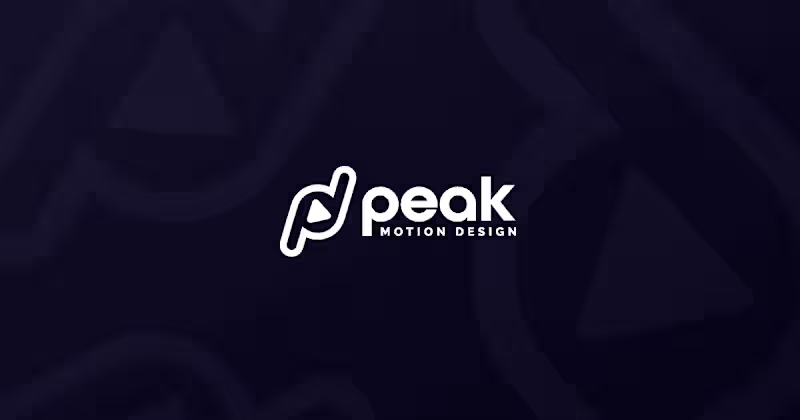 Cover image for Peak Motion Design
