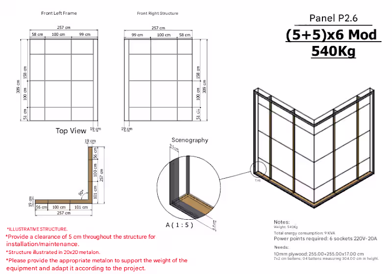 Cover image for 🧱 Corner / 90° LED Structures – Precise & Strong