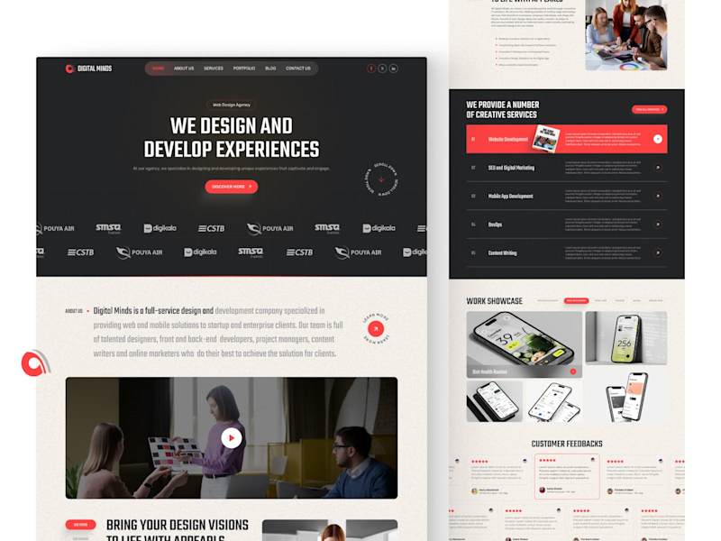 Cover image for Digital Minds - Web Design Agency💢