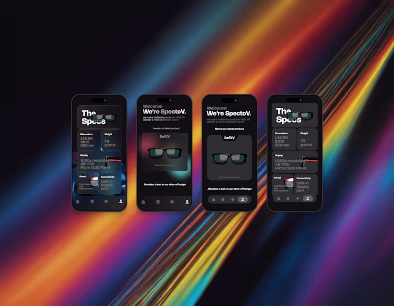 Cover image for SpectoV Mobile App – AR/VR Showcase & Demo Platform