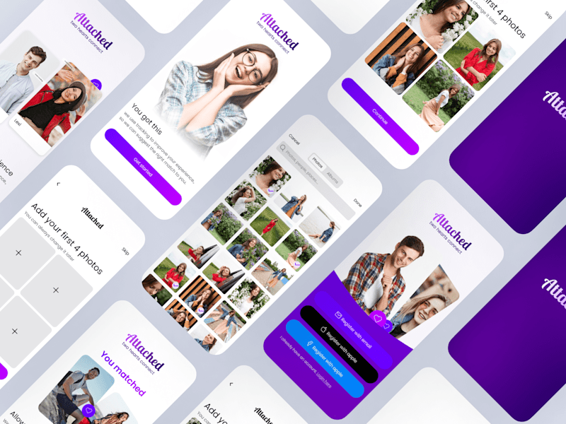 Cover image for Attached - Dating App UI/UX
