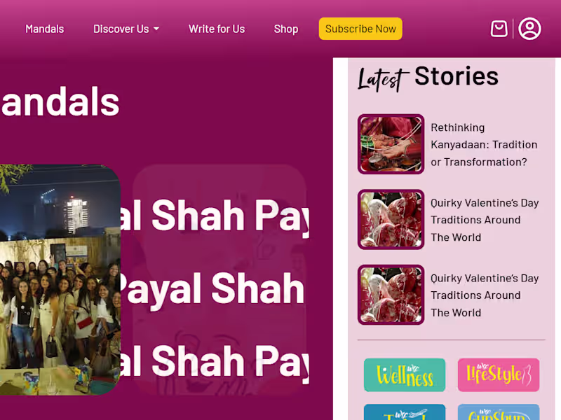 Cover image for WSC – made website Design from Figma to code