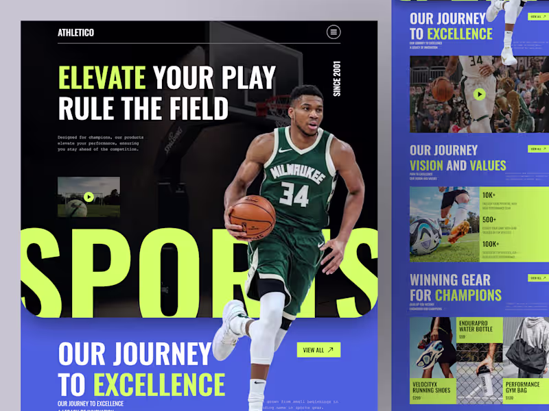 Cover image for Sport Coaching Website