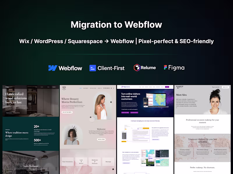 Cover image for Migration to Webflow
