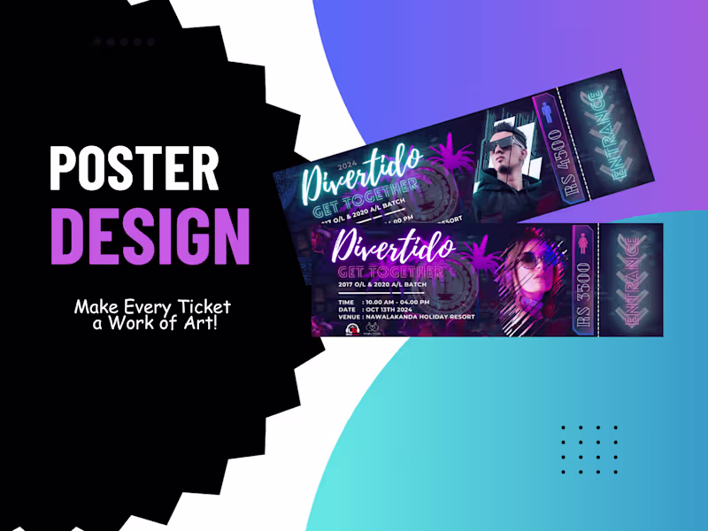 Cover image for Custom Ticket Designs: Make Every Event Unforgettable!