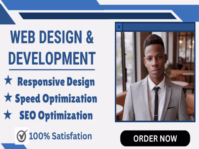 Cover image for I will build website development business website design
