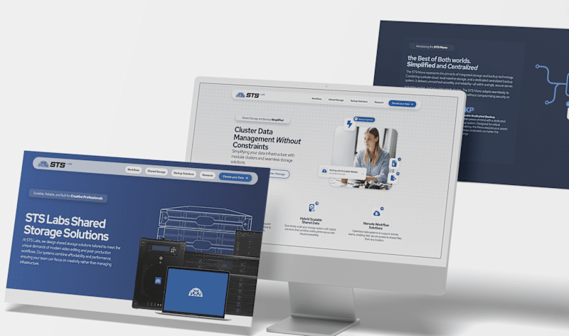 Cover image for Rebranding and Website Redesign for STS Labs