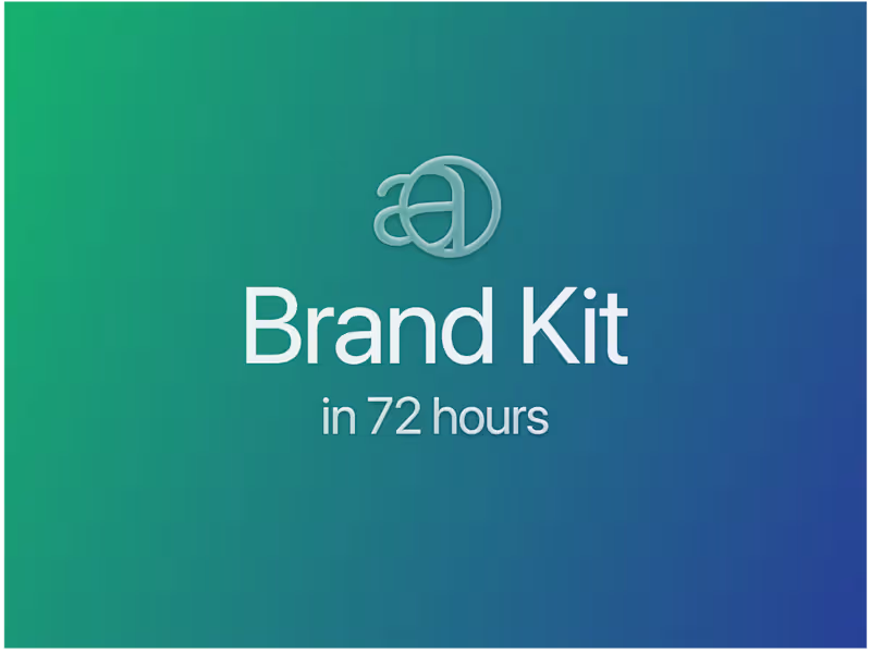 Cover image for Build a Brand in 72 Hours