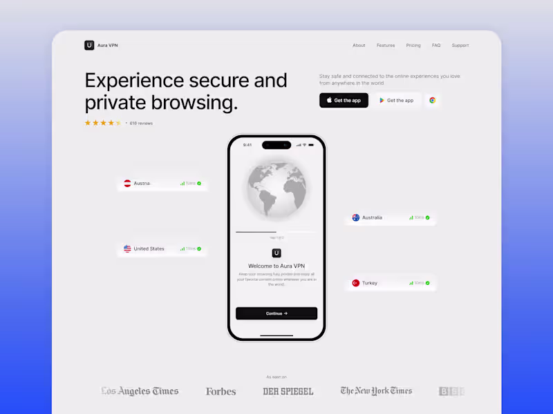 Cover image for Framer • Landing Page Design & Development