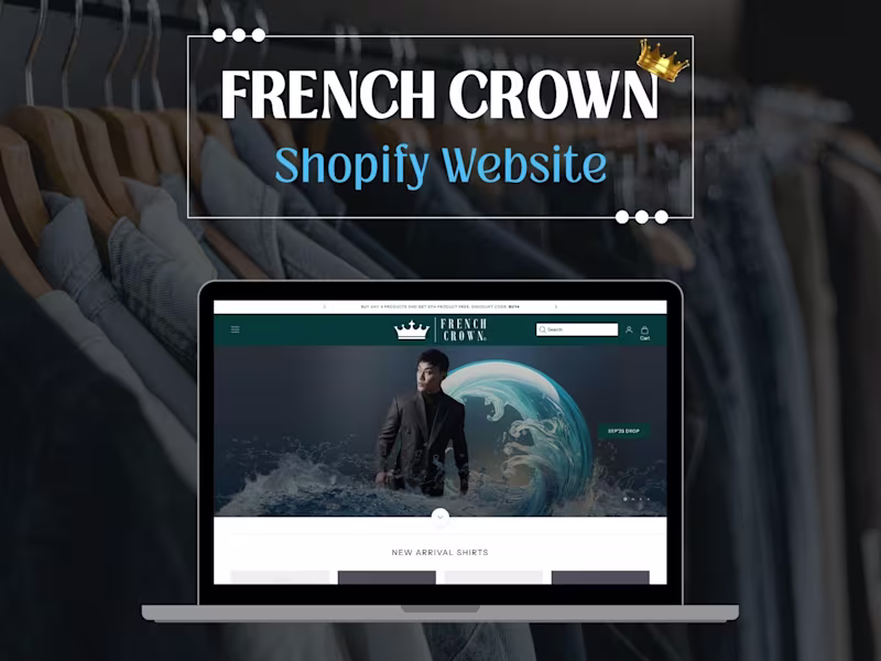 Cover image for French Crown | Shopify Website
