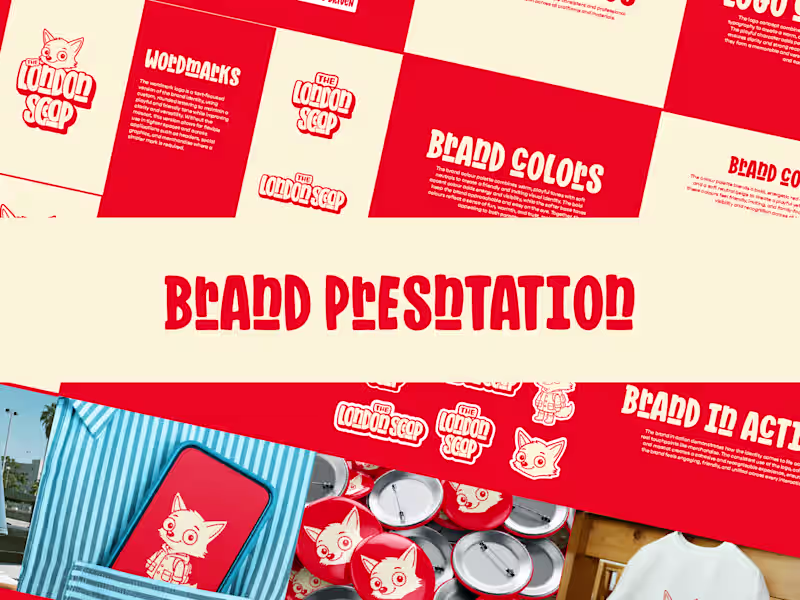 Cover image for Brand Presentation for The London Scoop Weekly