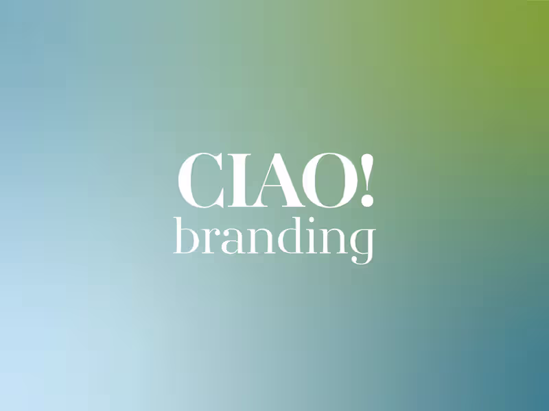 Cover image for Ciao! | Branding