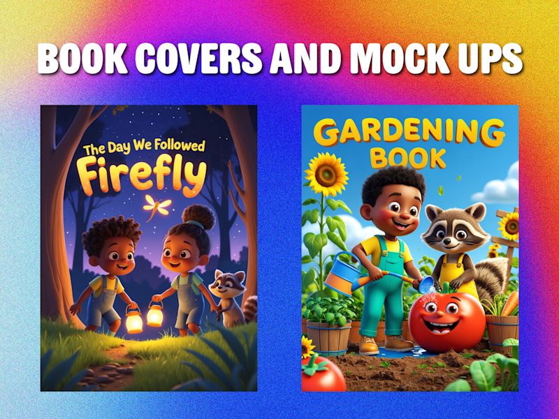 Cover image for 3D Children's Storybook Or Activity Book Cover