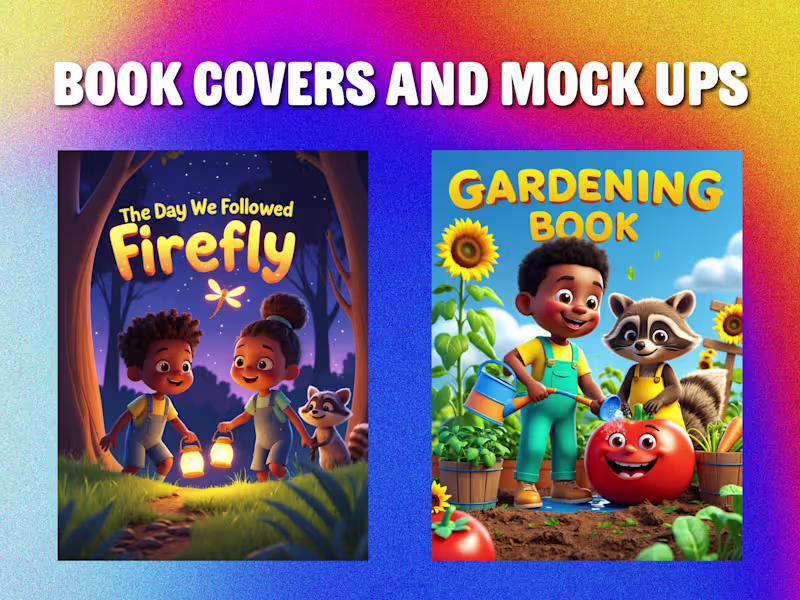 Cover image for 3D Children's Storybook Or Activity Book Cover