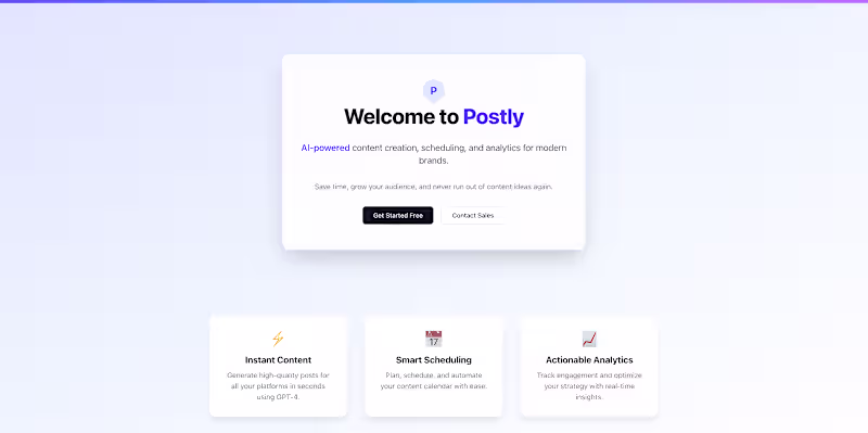 Cover image for Postly