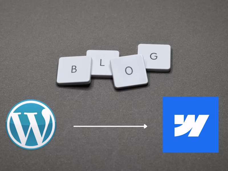 Cover image for WordPress (or any platform) to Webflow