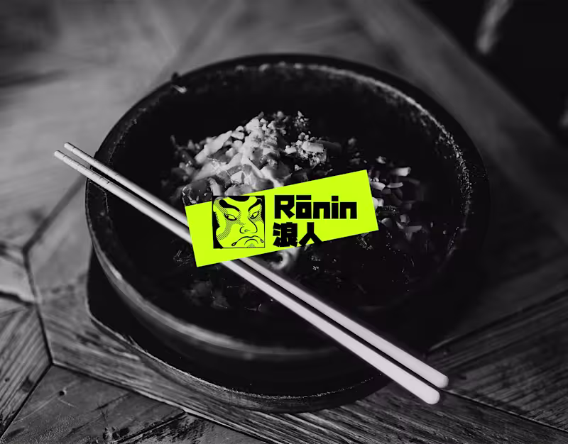 Cover image for Rōnin 浪人 | Restaurant branding