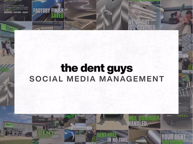 Cover image for The Dent Guys Social Media Management