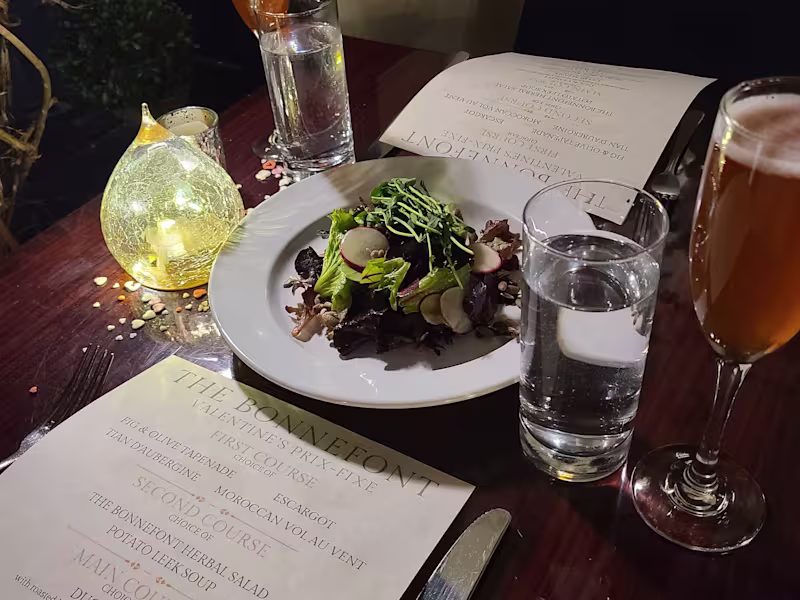 Cover image for TikTok - The Bonnefont Restaurant's Valentine's Menu