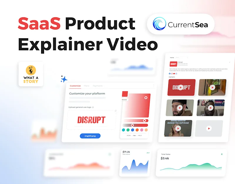 Cover image for Product Demo Video fir CurrentSea | SaaS & UI Animation