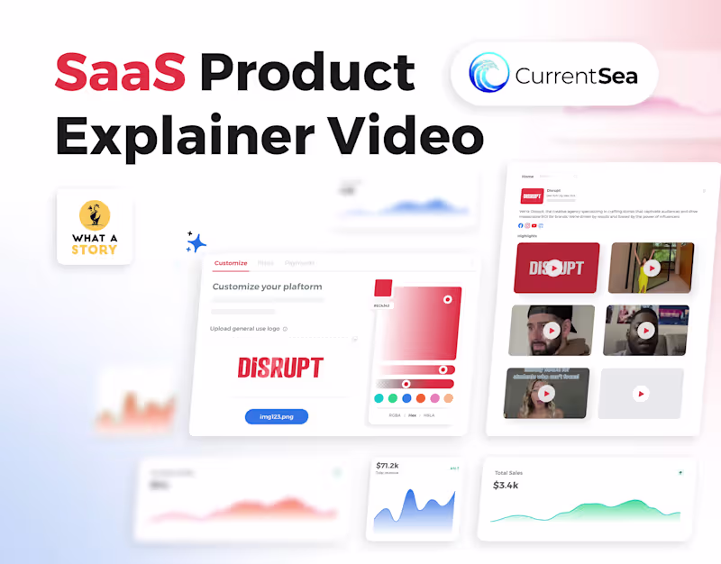 Cover image for Product Demo Video fir CurrentSea | SaaS & UI Animation