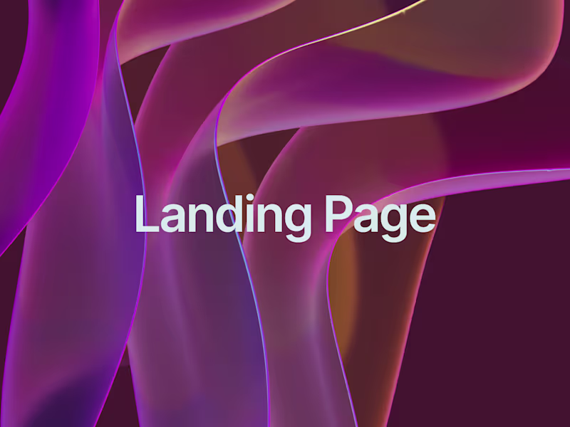 Cover image for Landing Page Development