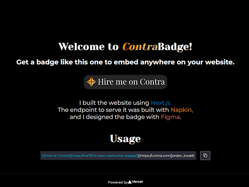 Cover image for ContraBadge