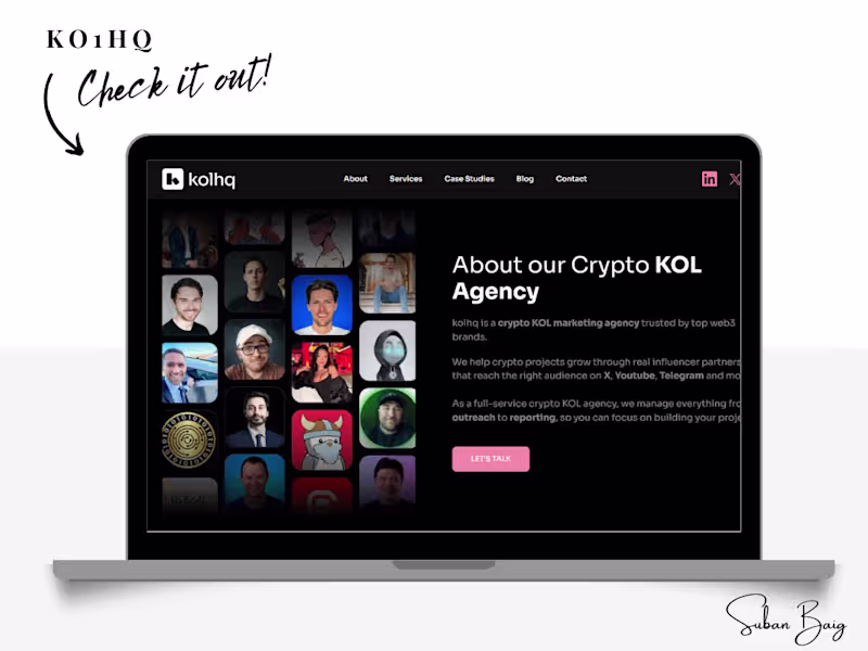 Cover image for Showcasing my recent work, KO1HQ website. It’s designed with...