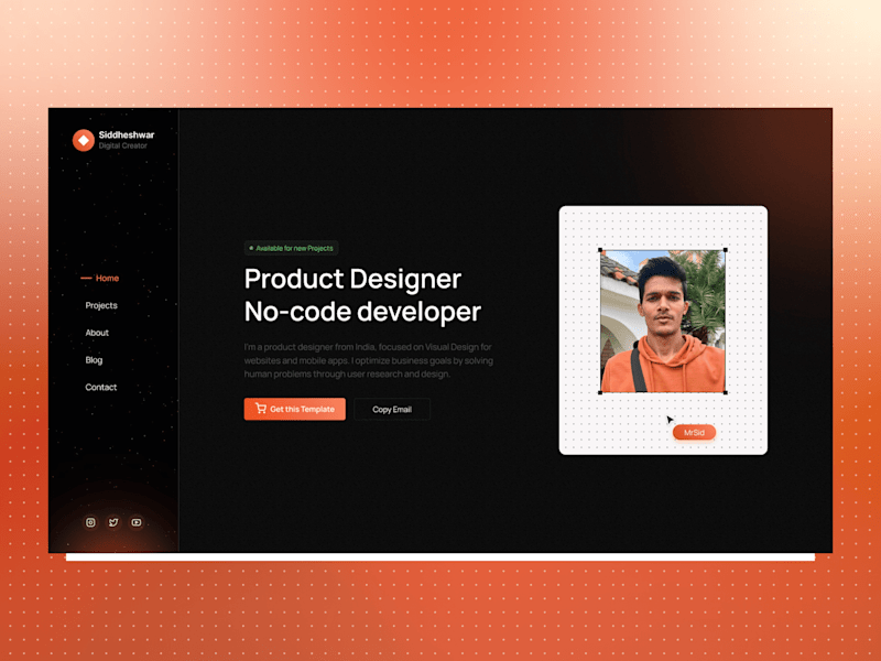 Cover image for HorizonX- Framer Website Template