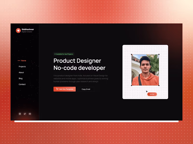 Cover image for HorizonX- Framer Website Template