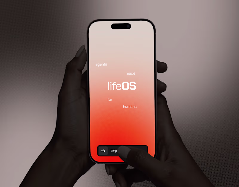 Cover image for lifeOS – Personal AI Agents App & UX UI Design