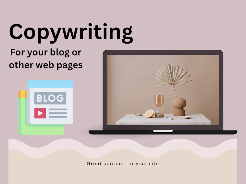 Cover image for Copywriting (Blog or Website Content)