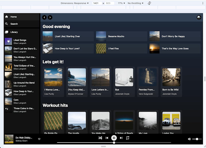 Cover image for Spotify Clone