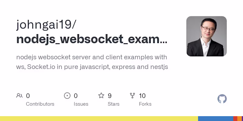 Cover image for Node.js WebSocket Examples Repository
