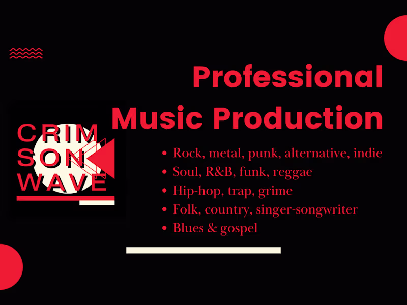 Cover image for Custom Music Production