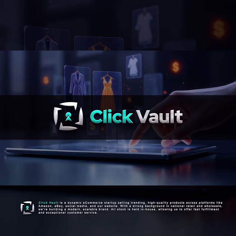 Cover image for Click Vault is a eCommerce
