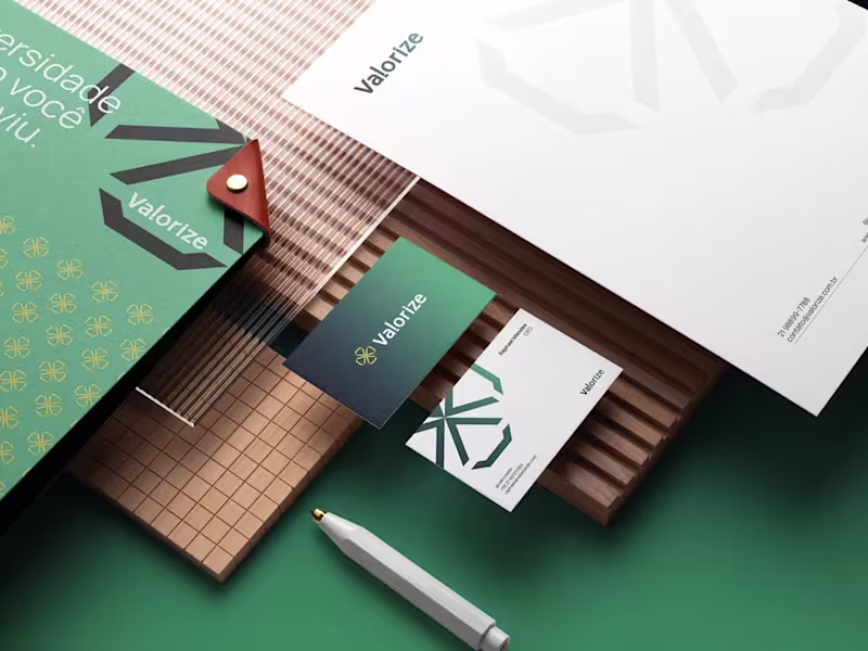 Cover image for Valorize Visual Identity Design