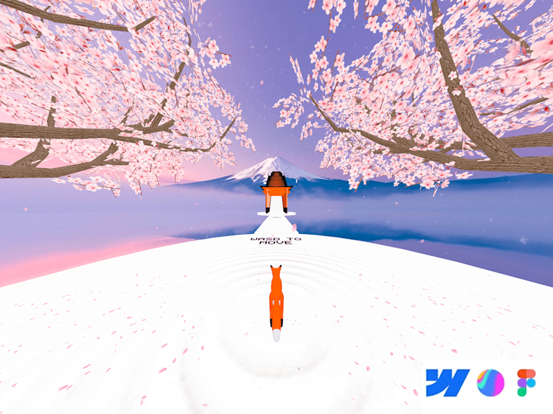 Cover image for Fuji Run — Web Based 3D Game (Webflow & Spline)