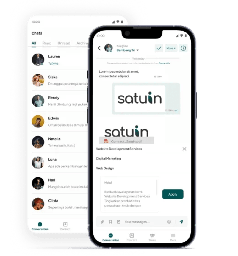 Cover image for SaaS - CRM system & Chat App for Android & iOS (hybrid)