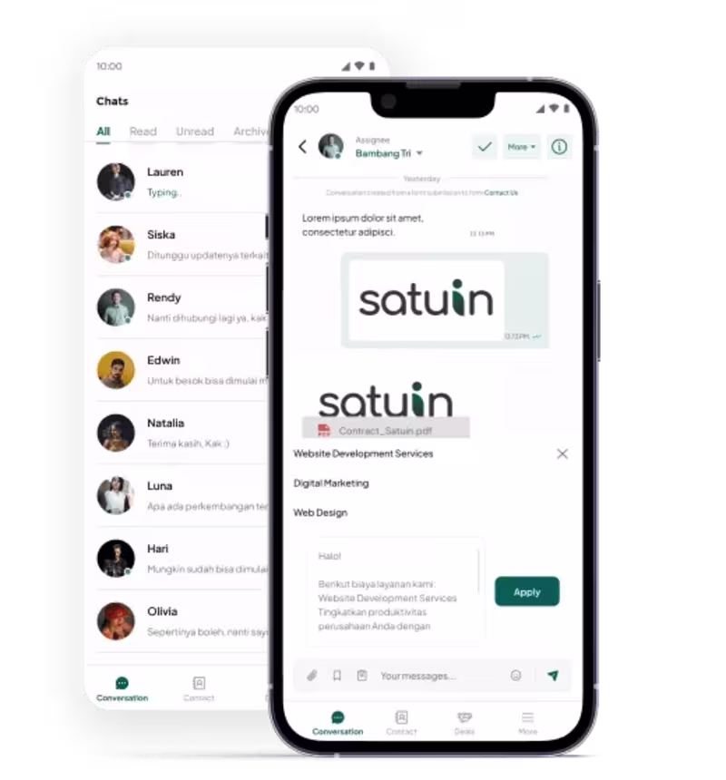 Cover image for SaaS - CRM system & Chat App for Android & iOS (hybrid)