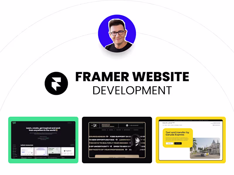 Cover image for Website for Startup or Small Business | Framer