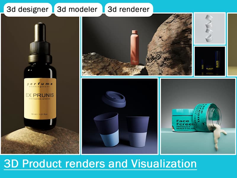 Cover image for 3D Product renders and Visualization