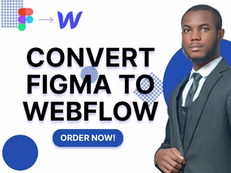 Cover image for Pixel perfect figma to webflow website development
