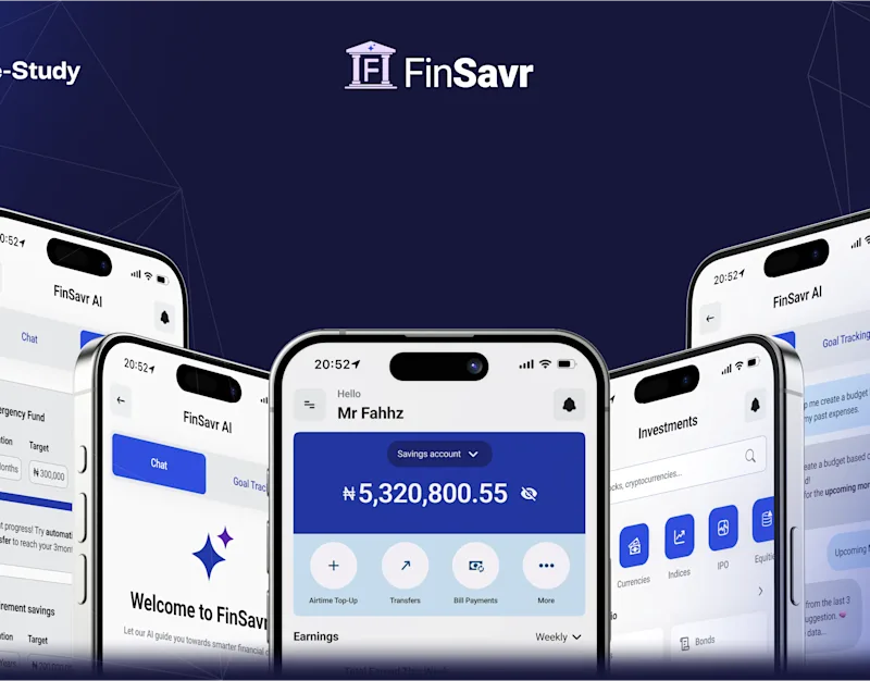 Cover image for FinSavr - Your AI Powered Finance App
